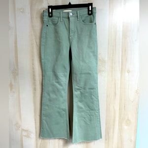 Francesca’s Harper Heritage Green Denim Pants - NWT